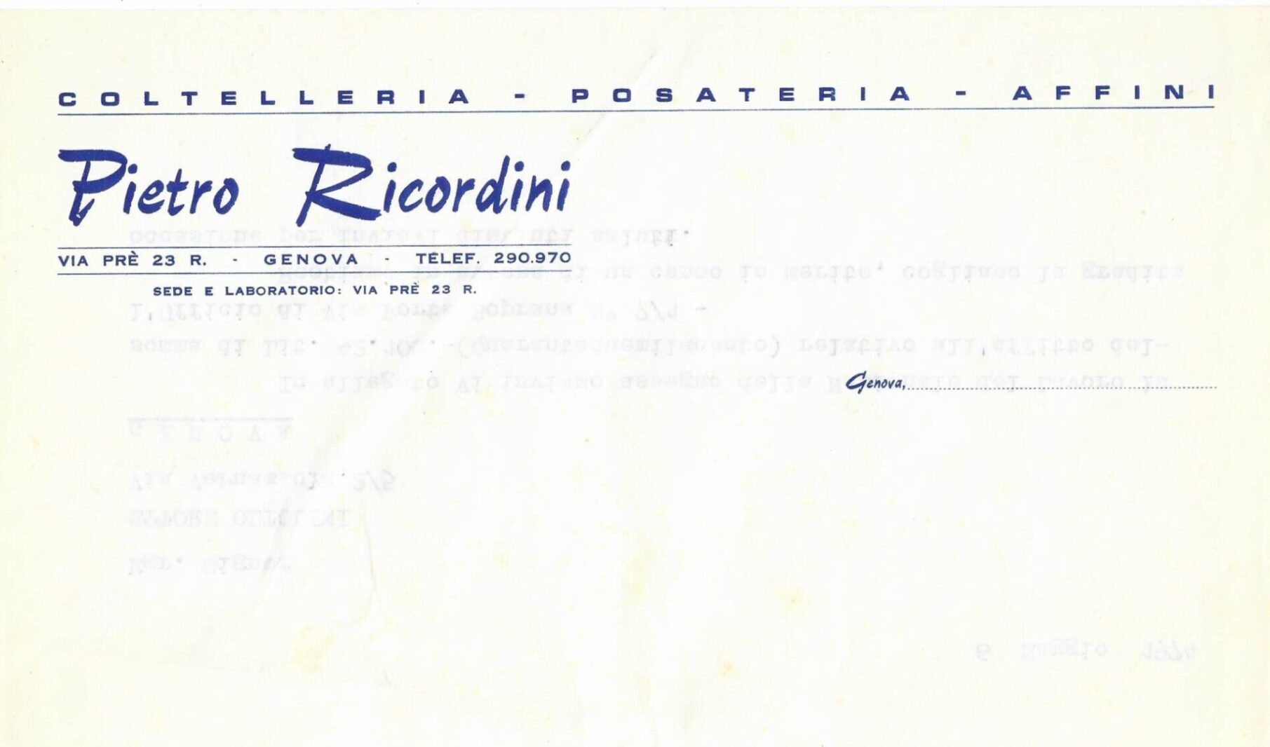 Prima carta intestata